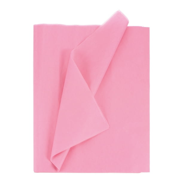 Uxcell 50 Hojas de Papel de Seda 14" x 20", Papel de Seda para Bolsas de Regalo Papel de Seda Rosa Oscuro para Envolver Regalos