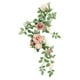 thumbnail image 5 of Guirnalda de flores artificiales, guirnalda floral, fondo rústico colgante, arco de boda, flor Rosa, 5 of 9