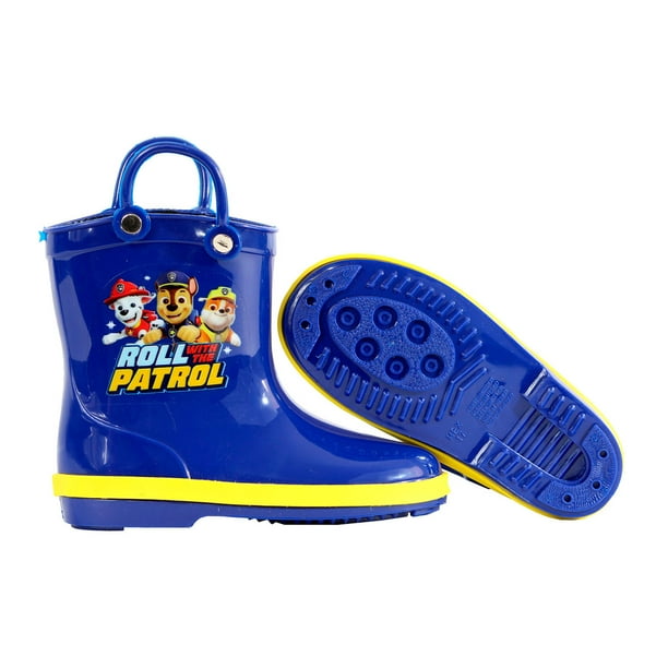 Plástico Botas Elasticas Azul Marino Botas Lluvias Niño Hule