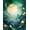 Green, Pattern 4, variant on ODIKA 4'x6' Machine Washable Non-Slip Area Rug, Mystic Garden Non Slip With Easy Clean Surface High Traffic Rug, Blue, 84300
