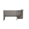 thumbnail image 5 of Kingfisher Lane Modern Pine Wood Corner Dining Nook Set in Gray, 5 of 34