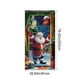 thumbnail image 3 of Cubierta Navideña para Puerta Yww250909006 | Decoración Navideña de Papá Noel (90 X 200 Cm) | Tejido de Poliéster y Licra | Fondo para Fiestas Navideñas | Mantel para Puerta de Entrada, 3 of 6