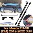 thumbnail image 2 of For Mazda Cx-30 Cx30 Dm 2019-2022 Suv Front Hood Bonnet Gas Struts Bars Carbon Fiber Shock Spring, 2 of 5