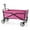 Pink, variant on Seina Compact Outdoor Folding Utility Wagon, Black