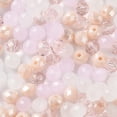 thumbnail image 2 of Glass Beads Faceted Rondelle Pink 4x3mm Hole: 0.4mm about 820pcs/60g, 2 of 4