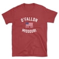 thumbnail image 1 of O'fallon Missouri Patriot Men's Cotton T-Shirt, 1 of 1