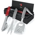 thumbnail image 4 of Kona Tailgater BBQ Multi Grill Tool - Removable Spatula, Fork & Tongs - Beautiful Gift Box, 4 of 6