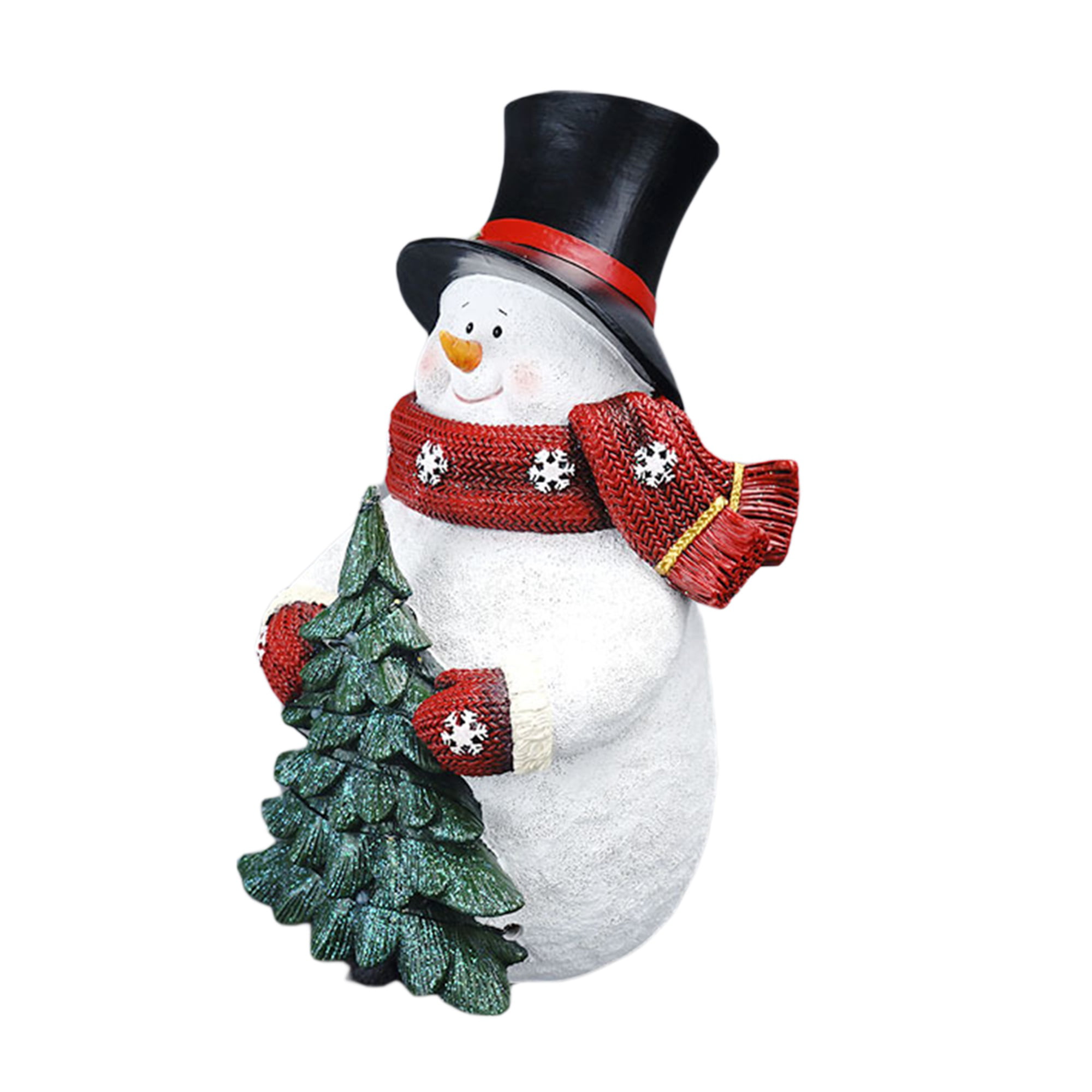 4.1 Porcelain LED Santa/Snowman set 