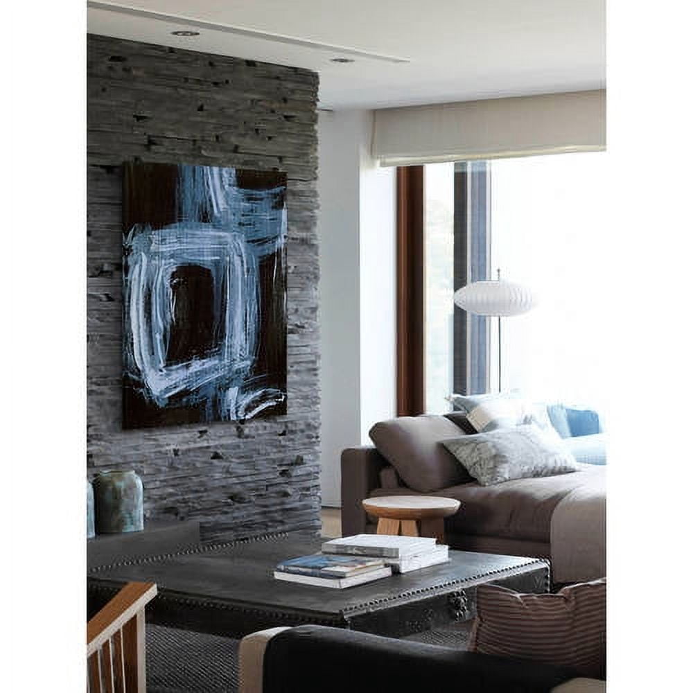 Marmont Hill "Sapphire Windows I" Painting Print on Wrapped Canvas