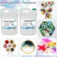 thumbnail image 5 of Art Epoxy - Bar Top Epoxy Resin Gallon (100 Oz Epoxy + 50 Oz Epoxy Approx.) - Liquid Glass Epoxy for Tabletops, Countertops, Jewelry, Crafts, Art & More, 5 of 8