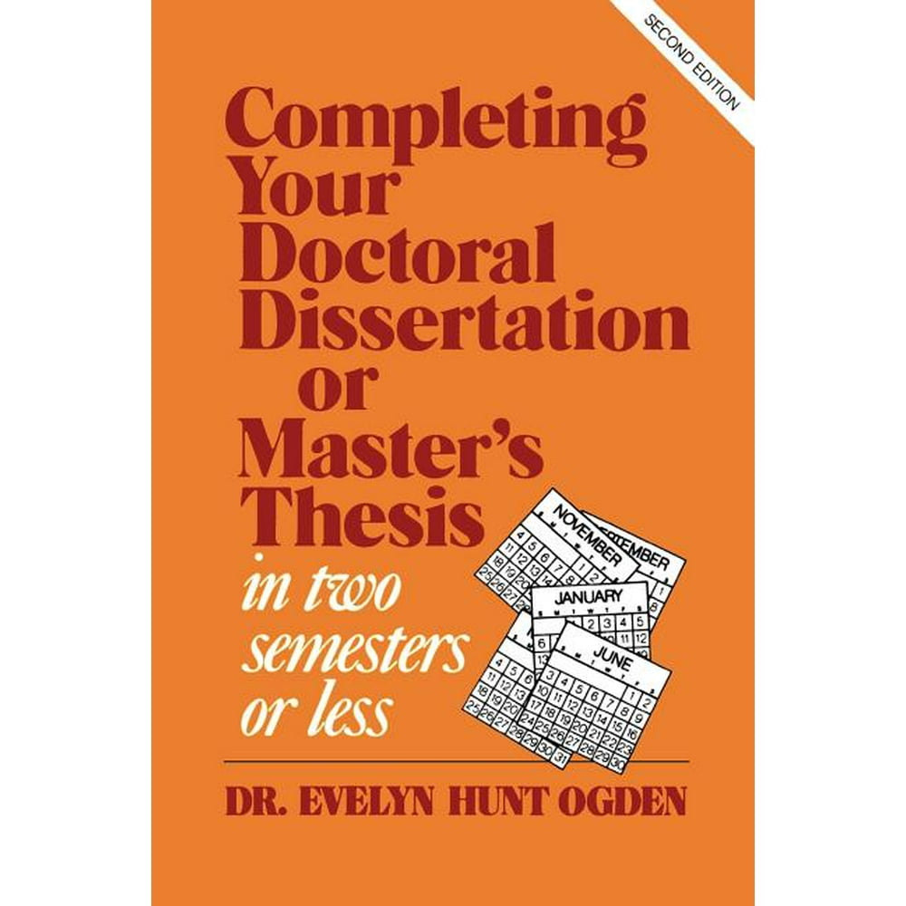 Getting to the Finish: Completing your Dissertation - CityU of Seattle