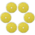 thumbnail image 3 of Coolnut Yellow Slice Lemon Round Placemats Durable Non-Slip Table Mat Heat and Stain Resistant Placemat for Kitchen Table Outdoor BBQ Activities(4PCS) Home Decor Gifts, 3 of 7