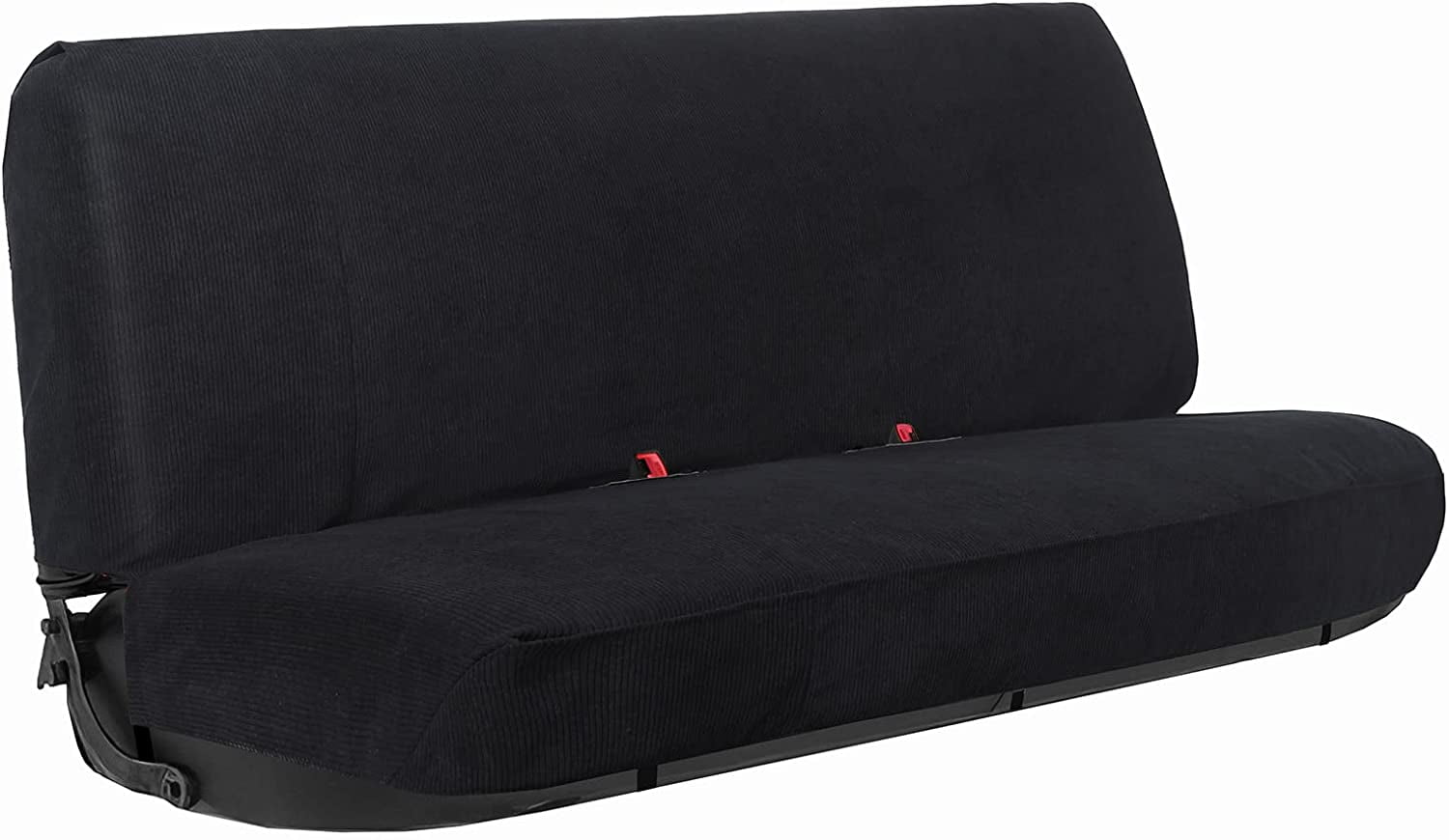 Leader Accessories Blanket (Corduroy) Truck Bench Seat Cover 1pc,Black