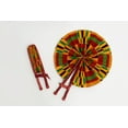 thumbnail image 3 of Adusa Kente Handfan, 3 of 3