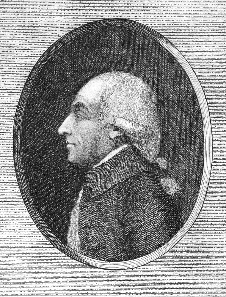 Joseph Black (1728-1799) Nscottish Chemist Copper Engraving English ...