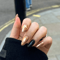 thumbnail image 3 of Bronze Copper Nails Chrome Powder Has Metallic Mirror Effect Metallic Chrome Powder for Gel Nails Apply Nail Art Manicure Decorations Copper Mirror Chrome Nail Art Powder Is Very Sparkly, 3 of 5