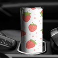 thumbnail image 3 of 20 oz Thermal Insulated Coffee Mug with LeakProof Lid Strawberry Fruit Water Bottle for Mountain Halloween Fishing Christmas, 3 of 7