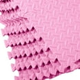 thumbnail image 6 of 16 Pcs Foam Floor Baby Tiles 11.81 x 11.81 inches Foam Floor Mats Play Mats Bulk with Borders Interlocking for Kids Baby Playroom Nursery Gym（Light Pink）, 6 of 6
