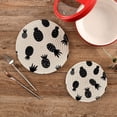thumbnail image 2 of Pot Holders Trivets Set Cotton Potholders Set, Hot Pads Set of 2, Summer Pineapple Hot Pot Trivets One 9.45 Inch and One 7 Inch, 2 of 7