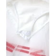 thumbnail image 5 of Aislor Girls Christmas Dance Leotard Dress Lace Puff Sleeve Striped Print Tutu Dress Performance Red 14, 5 of 7