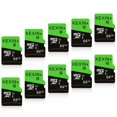 thumbnail image 1 of Tarjeta micro SD KEXIN 64 GB, paquete de 10 con adaptador SD UHS-I C10 U1, 1 of 8