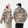 thumbnail image 4 of Fotbe Watercolor Zebra Chaqueta con Protección Solar UPF 50+ para Hombre y Mujer, Camisa con Capucha y Bolsillos-3X-Large, 4 of 7