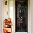 thumbnail image 3 of Grim Reaper Halloween Door Cover, Grim Reaper Knocking At The Door Home Decor TQN425D - 32" x 80", 3 of 5