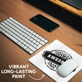 thumbnail image 6 of 3dRose, Certified Awesome since 1945 - funny birthday personal birth year black stamp - fun humor humorous, MousePad, 6 of 7