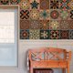 thumbnail image 3 of Gwong Decoración hogareña Pared marroquí estilo geométrico simetría pegatina de azulejo DIY cocina hogar decoración decoración Gwong 94621, 3 of 6