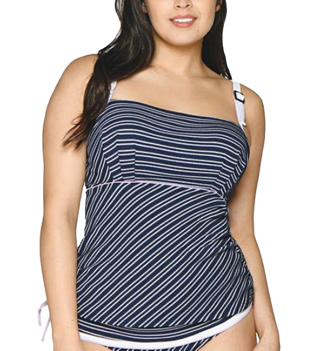 Curvy Kate Sailor Girl Bandeau Bikini Navy Stripe 34GG