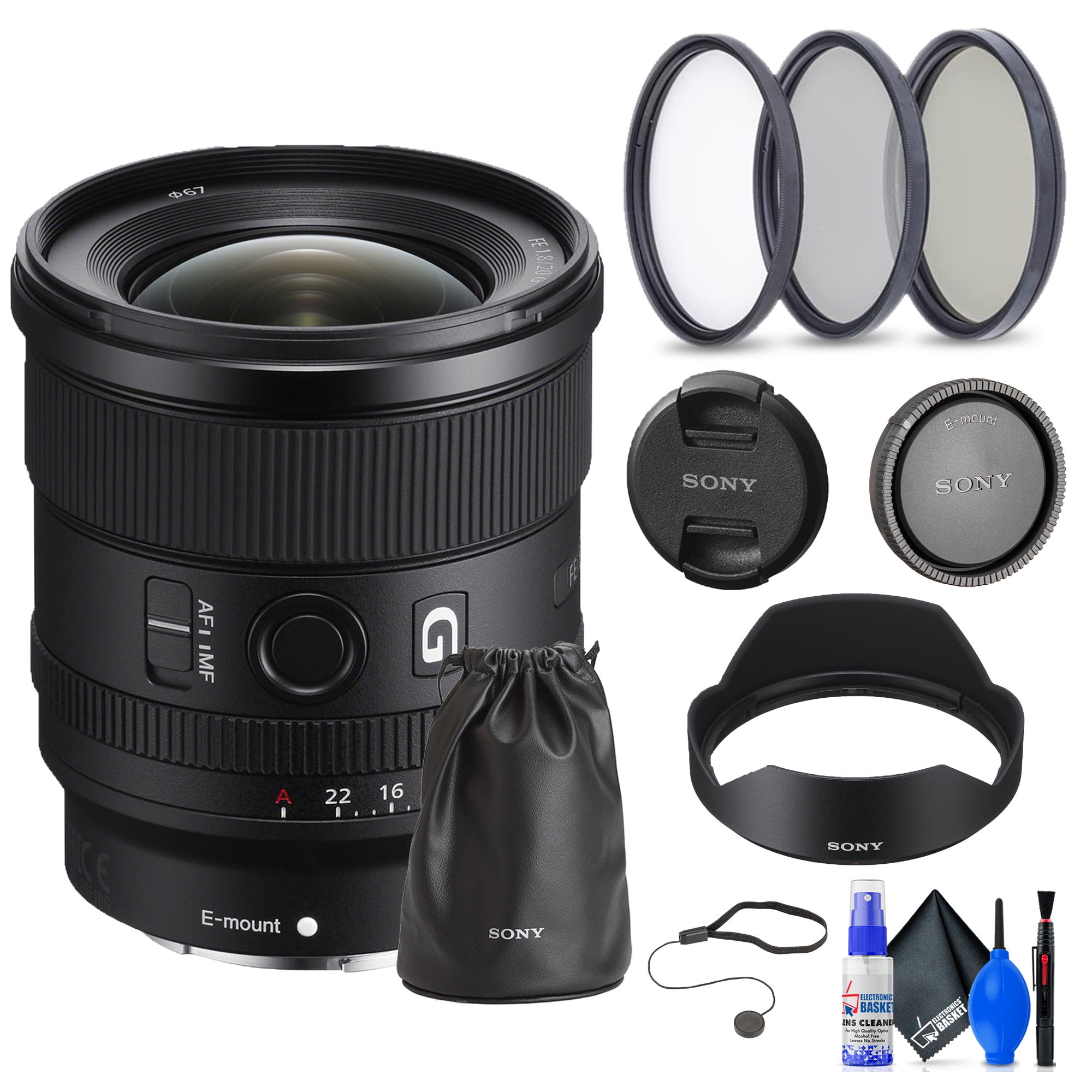 Sony - FE 24-105mm F4 G OSS Standard Zoom DSLR Camera Lens