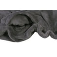 thumbnail image 4 of Simplicity Unisex Plush Spa Hotel Kimono Bath Robe Bathrobe Sleepwear Steel Grey, 4 of 4