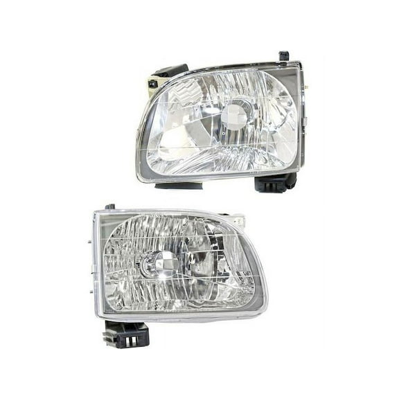 Front Headlight Assembly Set of 2 - Compatible with 2001 - 2004 Toyota Tacoma 2002 2003