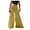 Yellow, variant on MIUOWANP Casual Pants for Women Petite Fashion Women Loose Solid Color Casual Wide Leg Pants Cotton Linen Trousers XXXL Navy