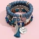 thumbnail image 3 of Juego de pulseras de cuentas de piedra de cristal para mujer, pulsera de belleza, amistad, te amo, borla, brazalete, joyería, 4 piezas por juego, 3 of 5