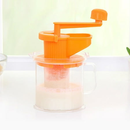 

Manual Juicer 2PCS Plastic Manual Soybean Juicer Machine Portable Soy Milk Maker Squeezer