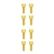 thumbnail image 1 of Fijación de freno de disco Yuarrent 4 piezas tornillos fijos aleación de titanio Dorado M6x18, 1 of 6