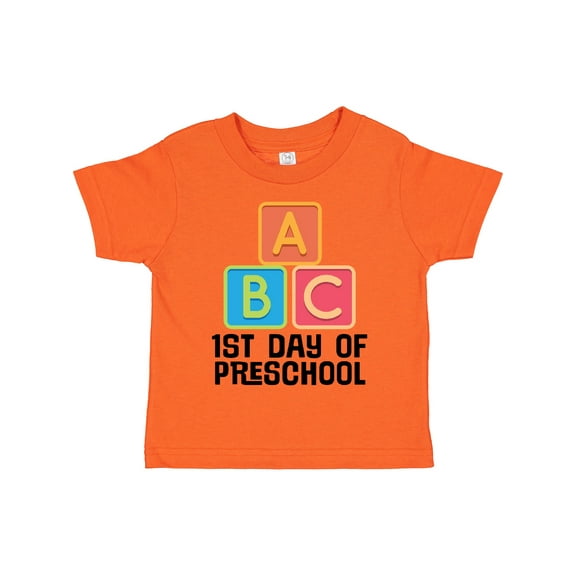 Inktastic 1st Day of Preschool Boys or Girls Toddler T-Shirt