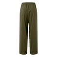 thumbnail image 5 of Palazzo Pants For Women 2025 Lightweight Elastic High Waist Flowy Wide Leg Pants with Pockets Casual Trousers, 5 of 6