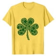 thumbnail image 3 of Mens St Patricks Day Shirt Irish Lucky Shamrock Print T Shirt Clover Saint Patricks Day Short Sleeve Tee Tops, 3 of 4