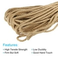 thumbnail image 3 of Uxcell Jute Twine 8mm, 164 Feet Long Brown Twine Rope for DIY Subjects, 3 of 5