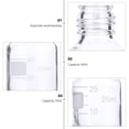 thumbnail image 3 of OUNONA 10 Pcs Bouteilles en Verre Rondes avec Couvercles pour Stockage de Réactifs, 3 of 5