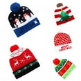 thumbnail image 2 of MesaSe Chapeau Lumineux à LED Bonnet Tricoté Coloré Bonnet de Noël à LED, 2 of 6