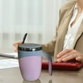 thumbnail image 5 of Automatic Stirring Mug Stainless Steel Self-Stirring Coffee Cup | Magnetized Portable Insulated Double-Layer Tumbler | Spill-Proof Lid | No Spoon Needed | 12oz | 1 Pack, 5 of 5