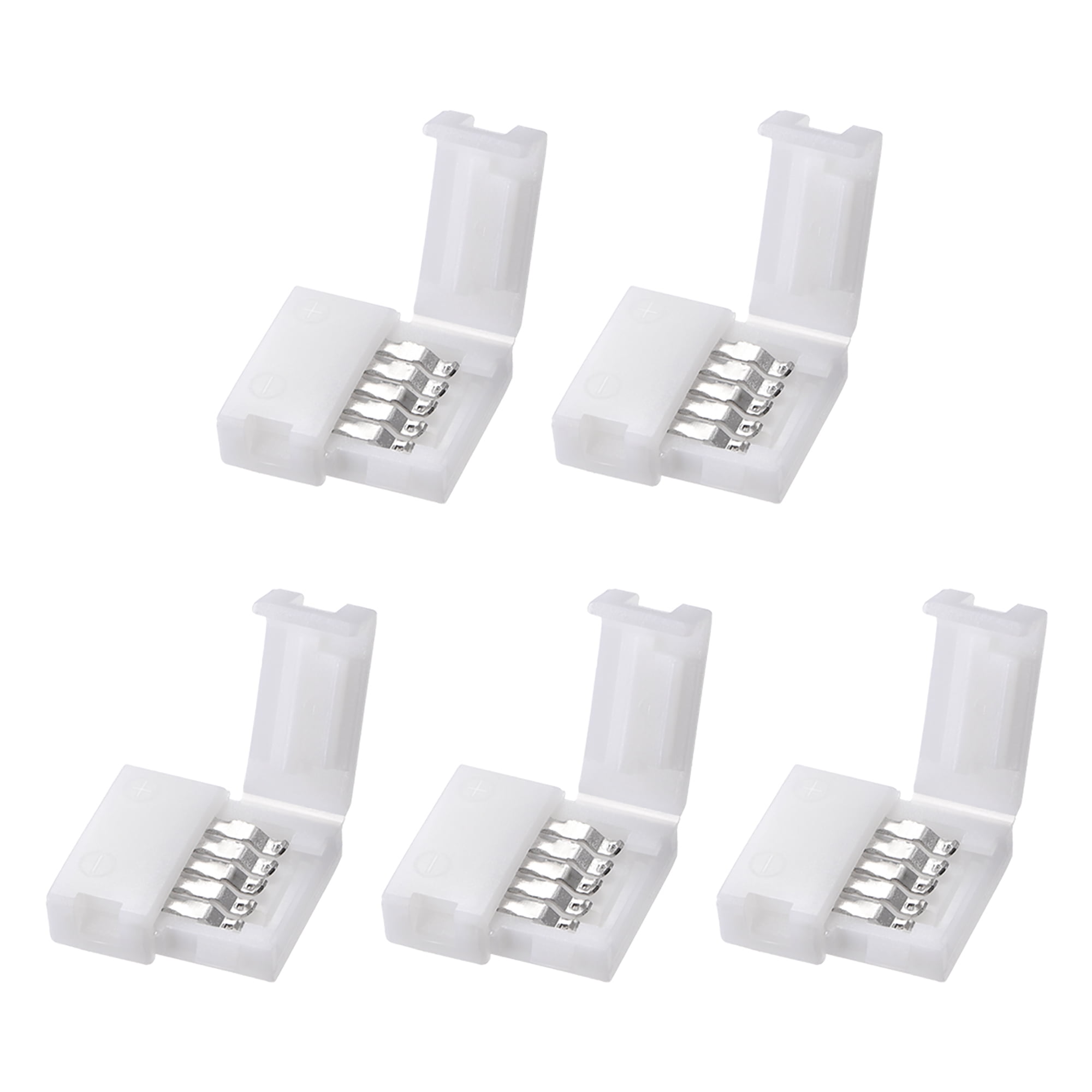 10mm 5P LED Strip Connector Solderless for 5050 3528 RGB Multicolor Strip Lights 5Pcs Walmart 10mm 5P LED Strip Connector Solderless for 5050 3528 RGB Multicolor Strip Lights 5Pcs Walmart