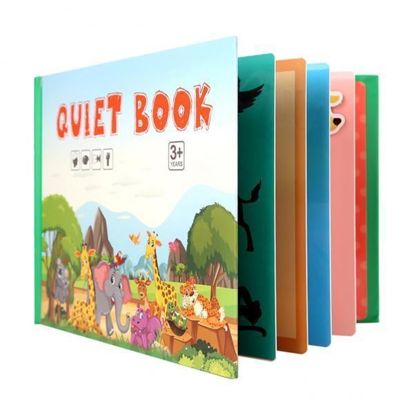 Libro Ocupado Montsori Para Niños Pequeños, Libros Para Bebés De 1, 2 Y 3 Años, Rompecabezas A Juego Con Números De Animal, Juguete Educativo De Aprendizaje Para Niños - AliExprs