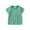 Green, variant on GERsome Girls' Short Sleeve Round Neck Striped T-Shirts Summer Soft Cotton Casual Tops for Kids