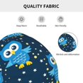 thumbnail image 5 of Naloa Blue Owl Beanie for Men Women Knitted Unisex Winter Hat Beanies Cap Knit Cuffed Beanies Hats, 5 of 7