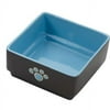 Ethical Four Square Dog Dish Blue 5