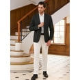 thumbnail image 4 of sogami Men's Casual Blazer One Button Business Suit Jacket For Men Regular Fit Sport Coats, 4 of 9